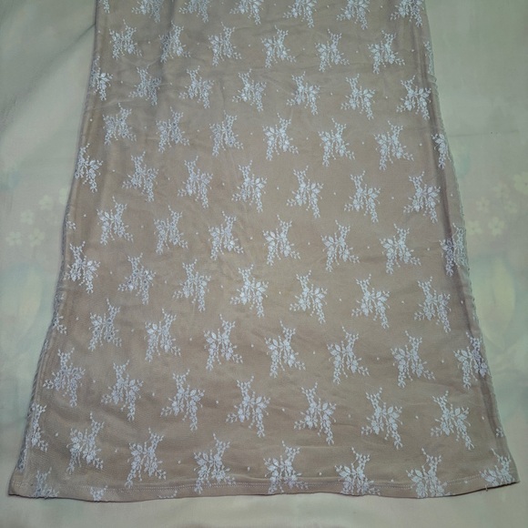 Tiger Mist- Karolina White Lace Skirt and Top Set Size Large Summer - Picture 6 of 10